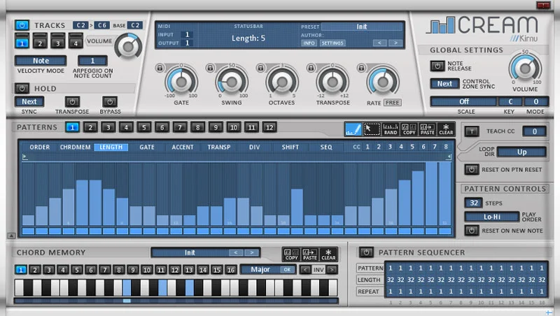 Kirnu Interactive Cream interface