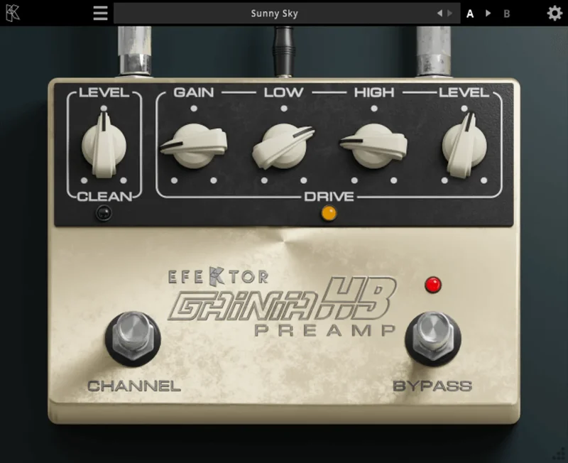 Kuassa Efektor Gainia HB Preamp interface