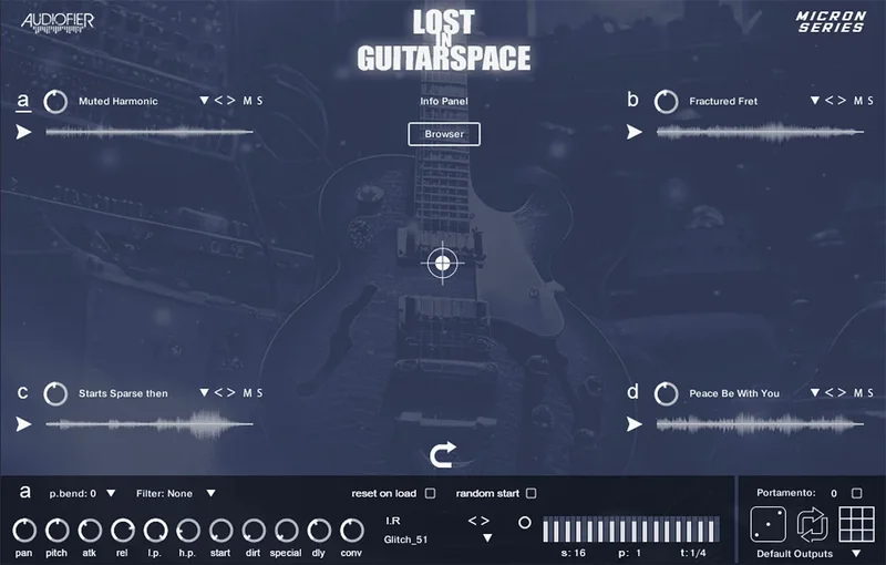 Audiofier Micron - Lost In Guitarspace interface