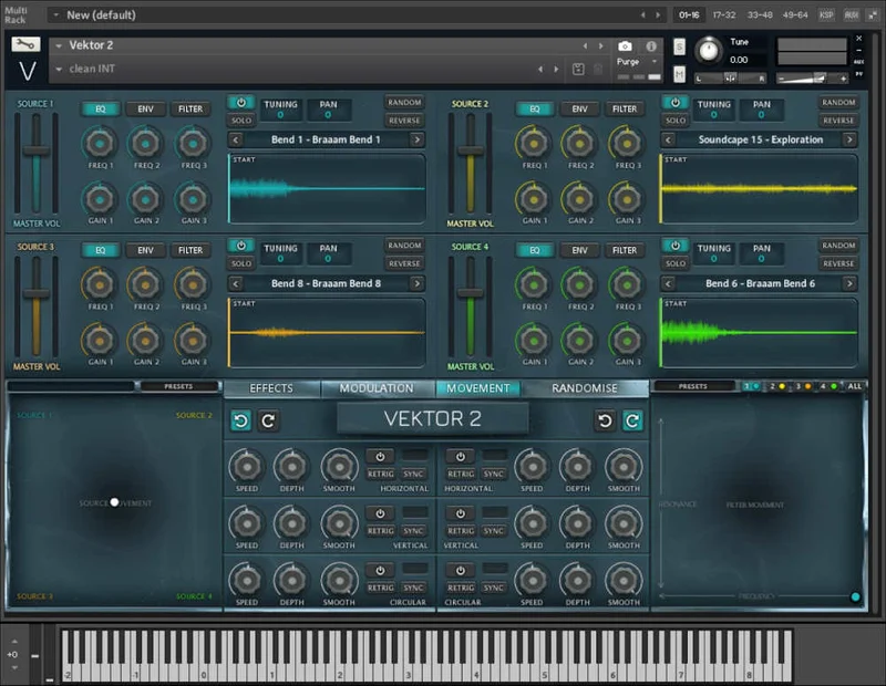 Loot Audio Vektor 2 interface