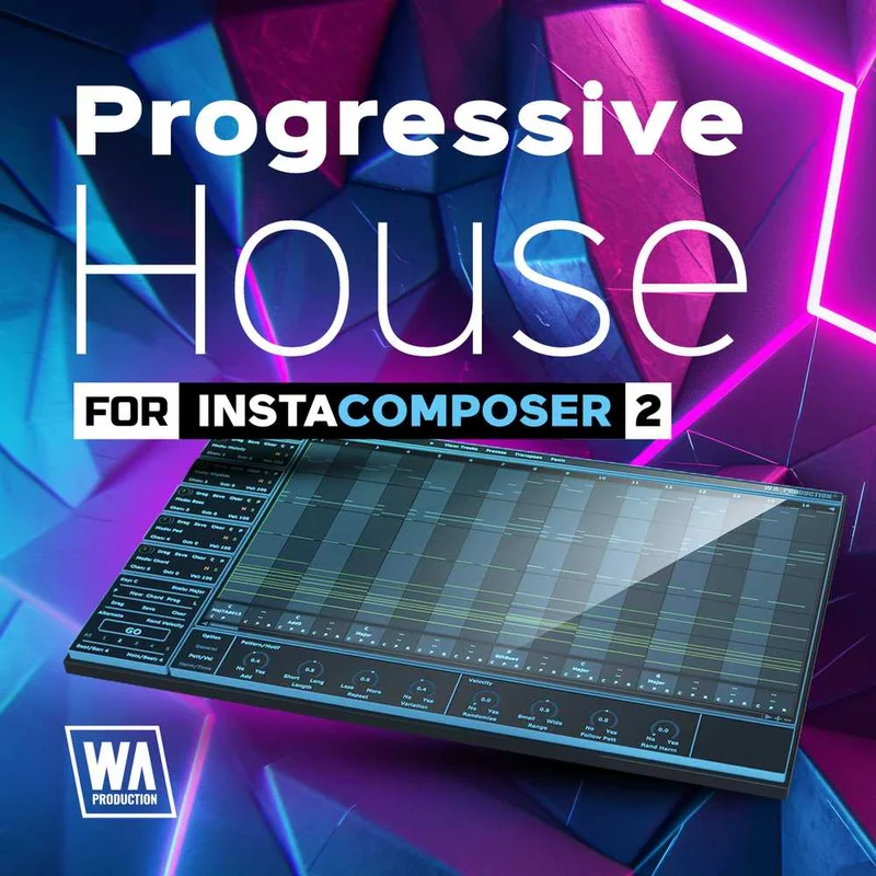 W. A. Production Progressive House for InstaComposer 2 interface