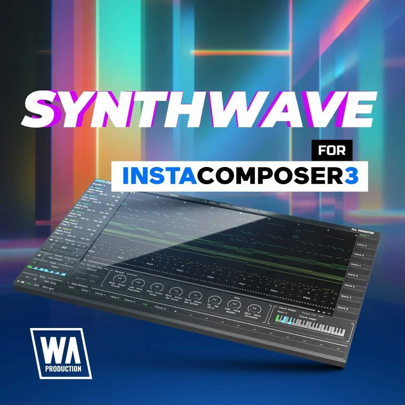 W. A. Production Synthwave for InstaComposer 3 interface