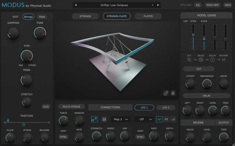 Physical Audio Modus interface