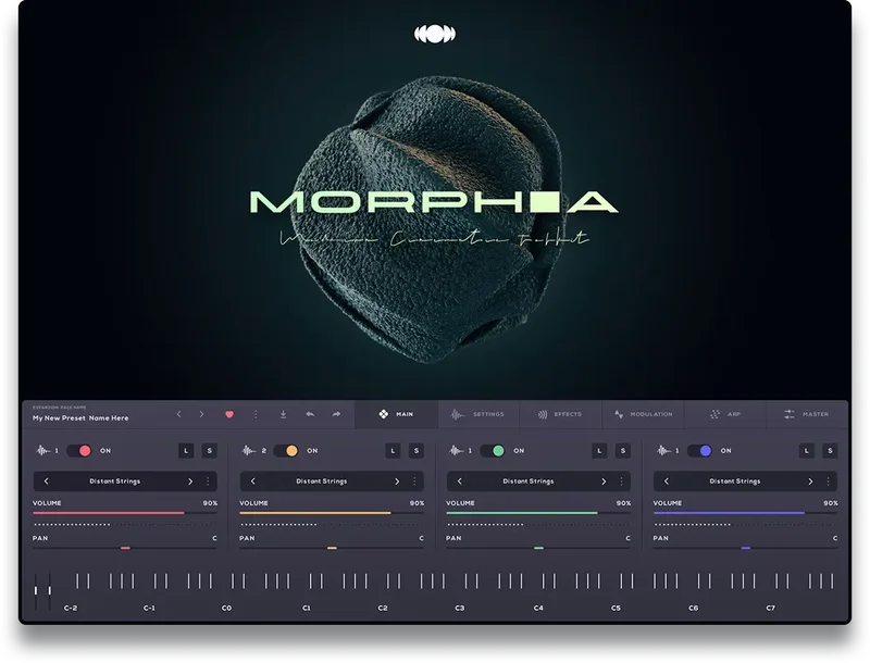 Audiomodern Morphia interface