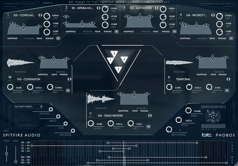 Spitfire Audio BT Phobos interface