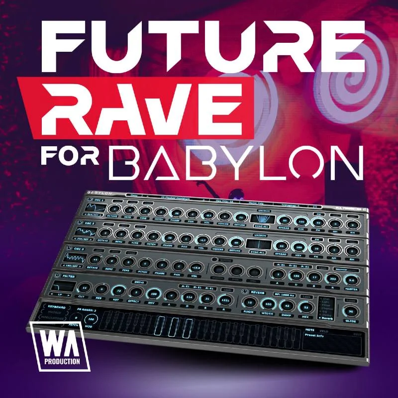 W. A. Production Future Rave for Babylon 1 interface
