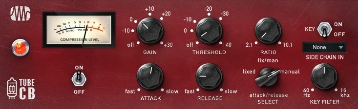 PreSonus The Tube CB Compressor interface