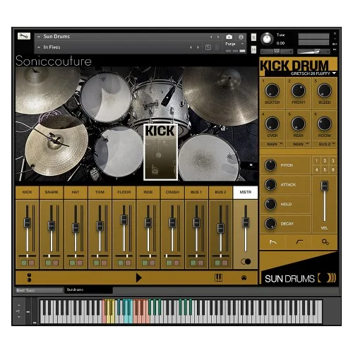 Soniccouture Sun Drums interface