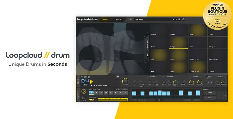 Loopcloud Loopcloud DRUM interface