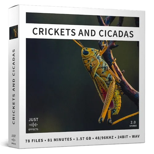 Just Sound Effects Crickets and Cicadas interface