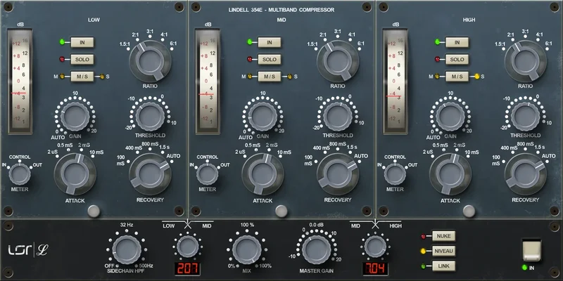 Lindell Audio 354E interface