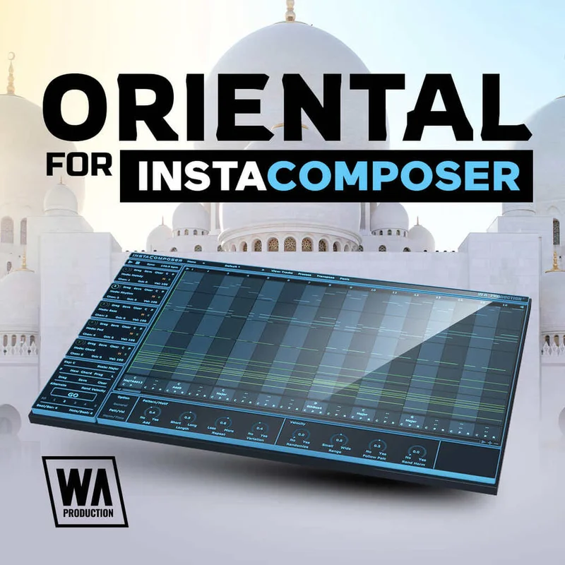 W. A. Production Oriental Melodies for InstaComposer interface