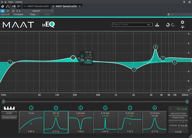MAAT Labs SantaCruzEQ12 interface