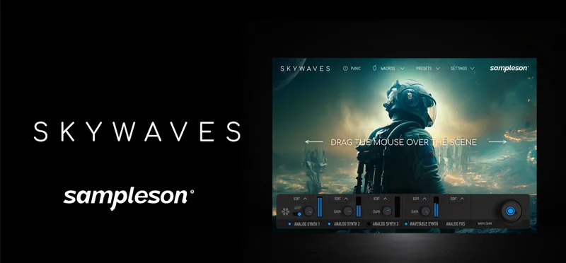 Sampleson SkyWaves interface
