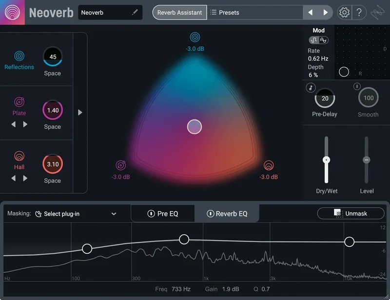 iZotope Neoverb [Education] interface