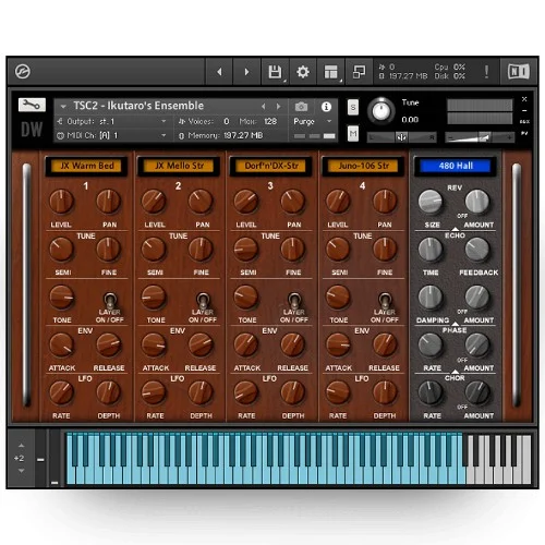 Hideaway Studio The String Collection II interface