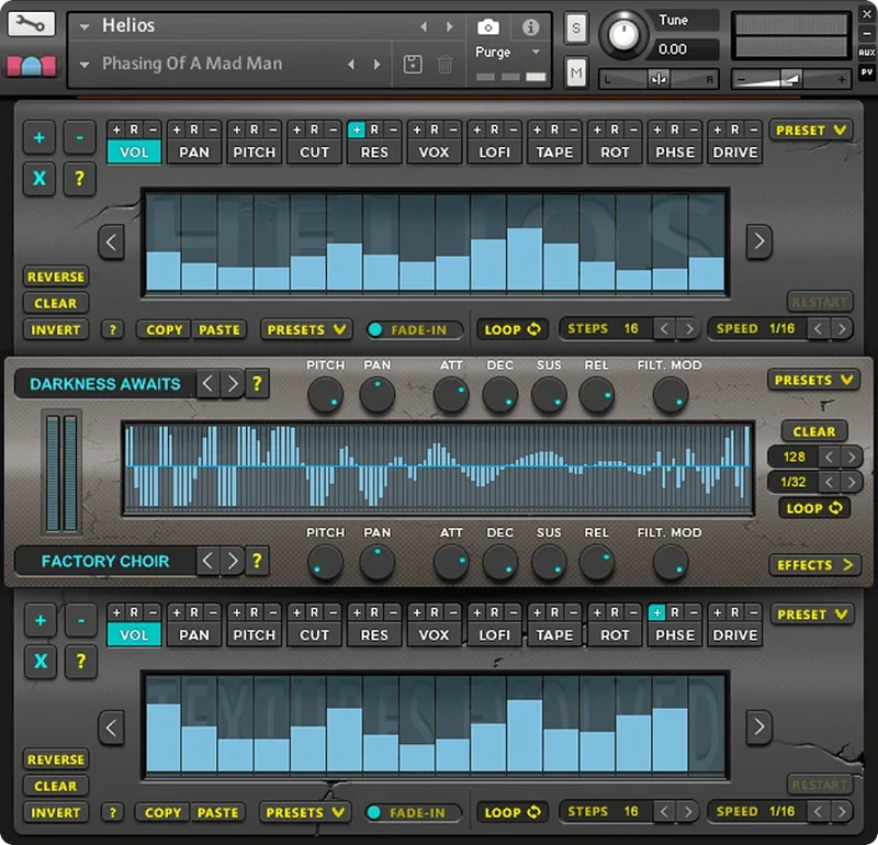 Divergent Audio Group Helios interface