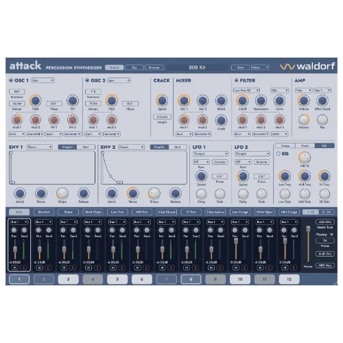 Waldorf Attack 3 Upgrade interface