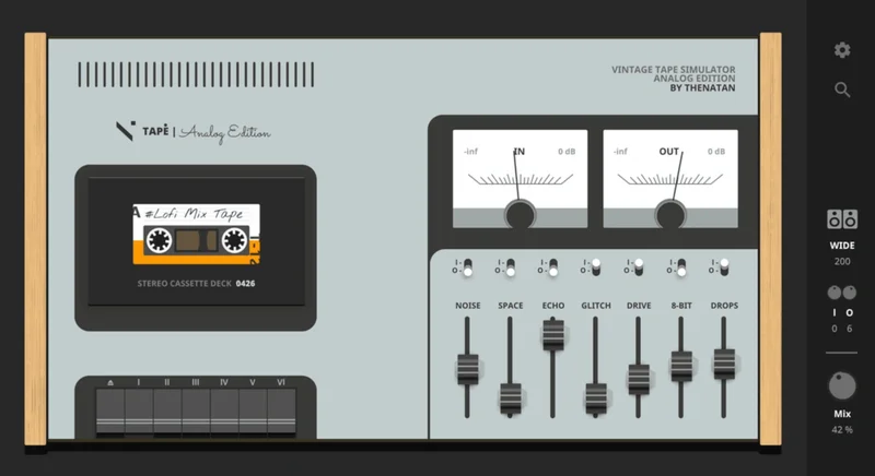 Thenatan Audio Tape FX interface