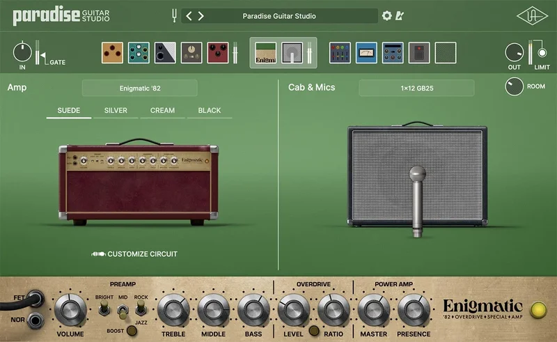 Universal Audio UAD Paradise Guitar Studio interface