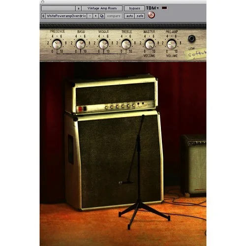 Softube Vintage Amp Room interface