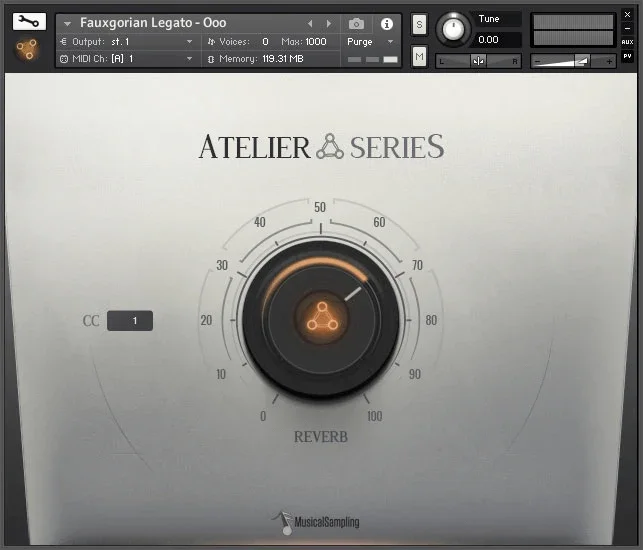 Musical Sampling Atelier Series Fauxgorian interface