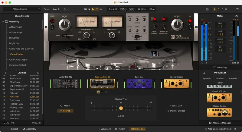 IK Multimedia T-RackS 6 MAX Upgrade interface
