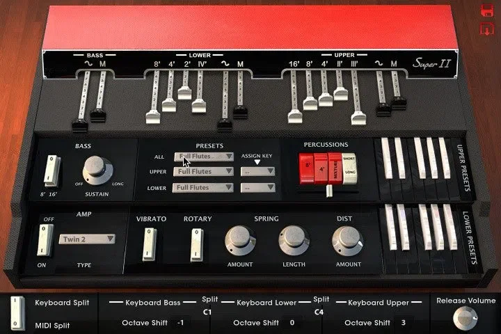Acousticsamples Super II interface