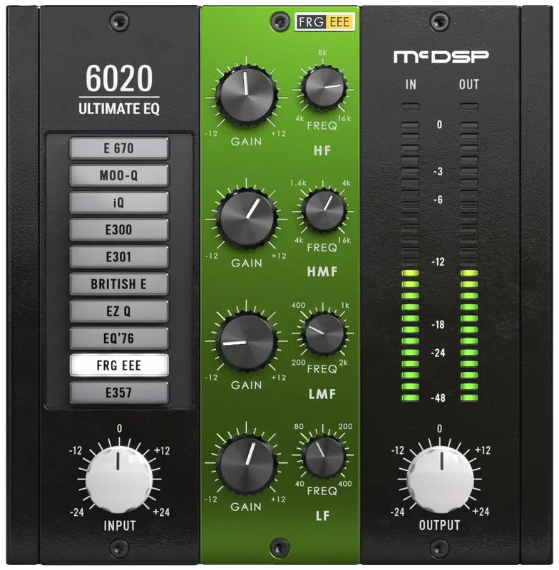 McDSP 6020 Ultimate EQ HD v7 interface