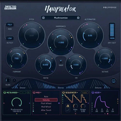 Polyverse Music Manipulator interface