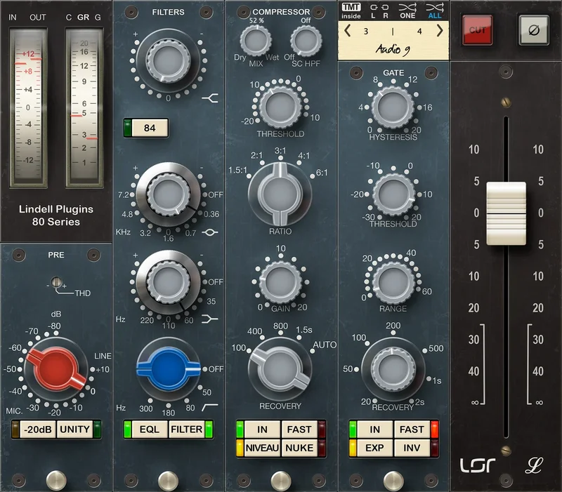 Lindell Audio 80 Series interface