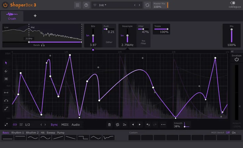 Cableguys CrushShaper 2 interface
