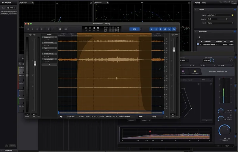 Sound Particles 3 Professional [Education] interface