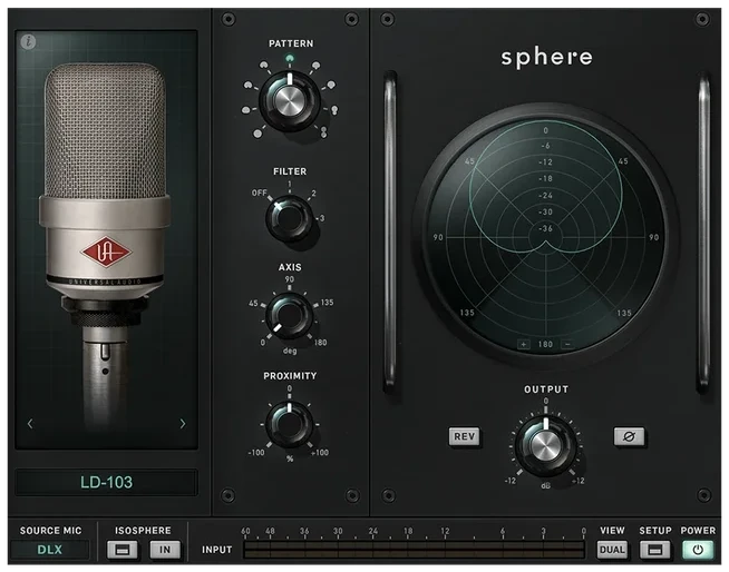 Universal Audio Sphere Mic Collection interface