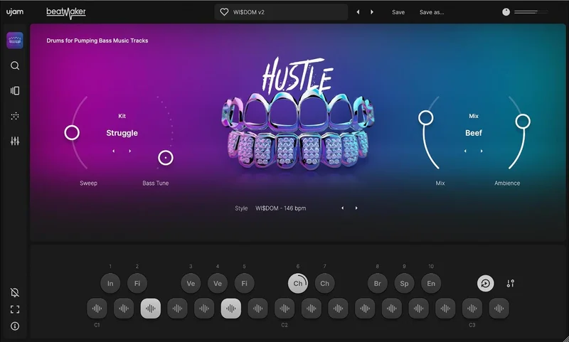 UJAM Hustle interface