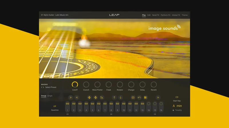 Nylon Guitar - Latin Music interface