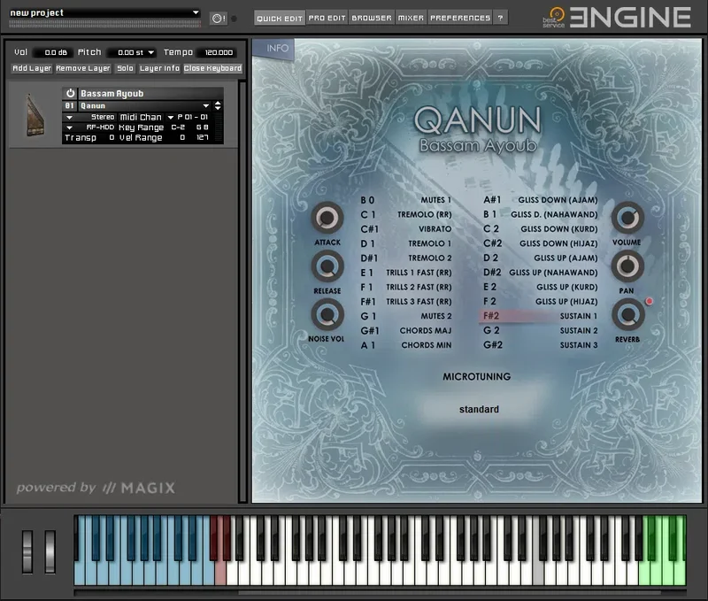 Best Service Quanun interface
