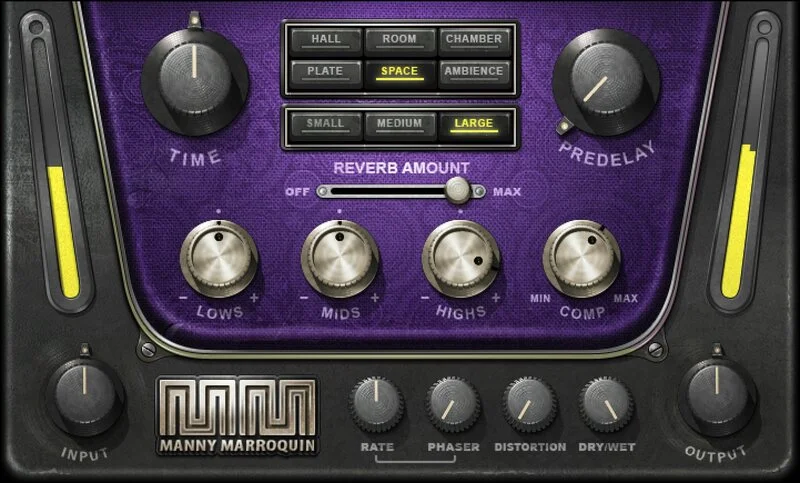 Waves Manny Marroquin Reverb interface