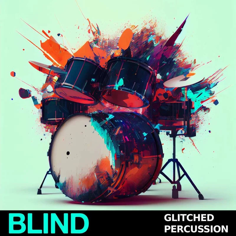 Blind Audio Glitched Percussion interface