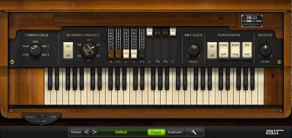 AIR Music Technology DB-33 Crossgrade interface
