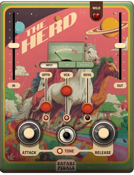 Safari Audio The Herd interface