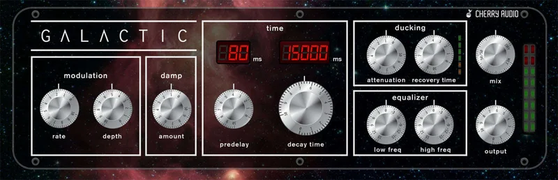 Cherry Audio Galactic Reverb interface