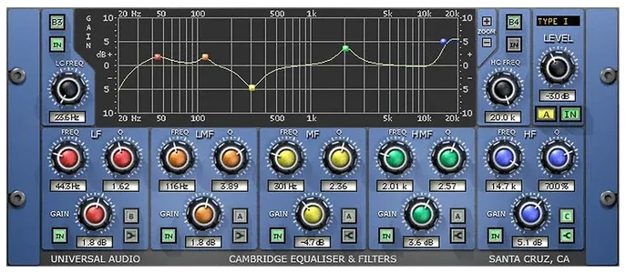 Universal Audio Cambridge EQ interface