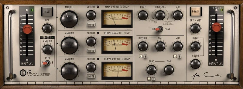 IK Multimedia Joe Chiccarelli Vocal Strip interface