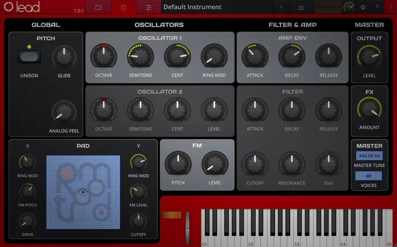 Tracktion RetroMod Lead interface