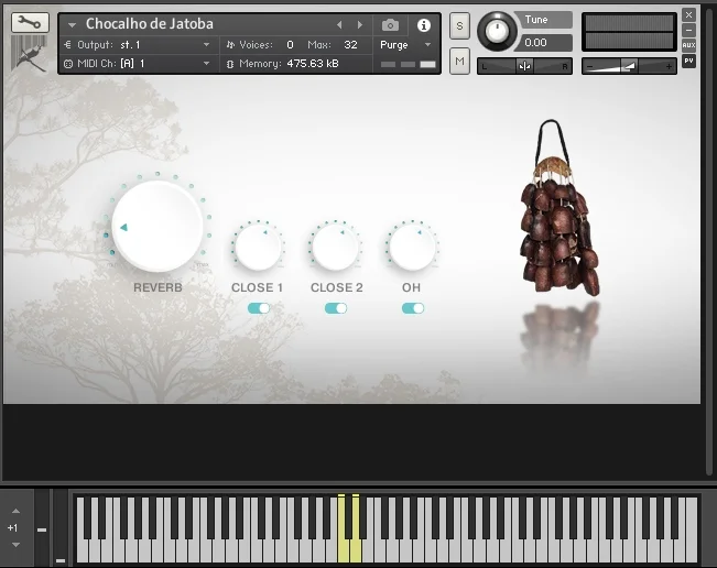 The Amazonic AMA I Textures Bundle interface