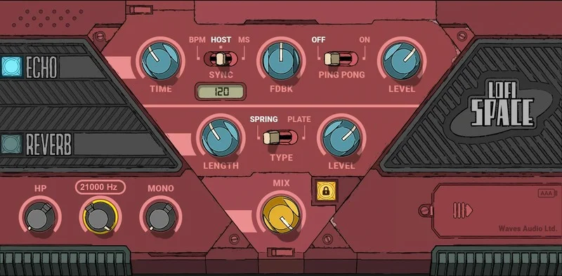 Waves Lofi Space interface