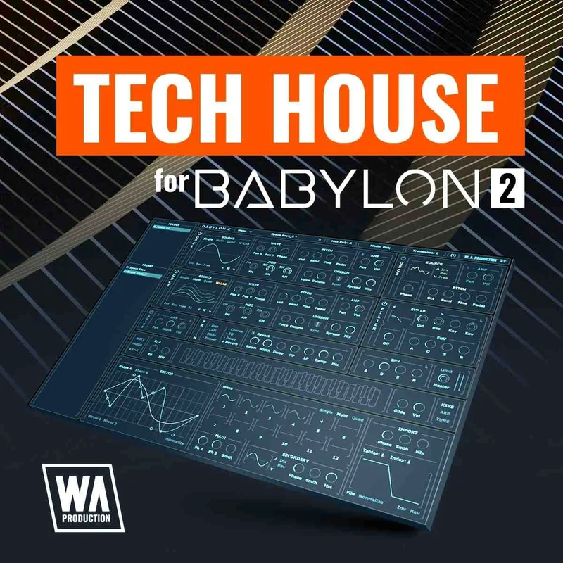 W. A. Production Tech House for Babylon 2 interface