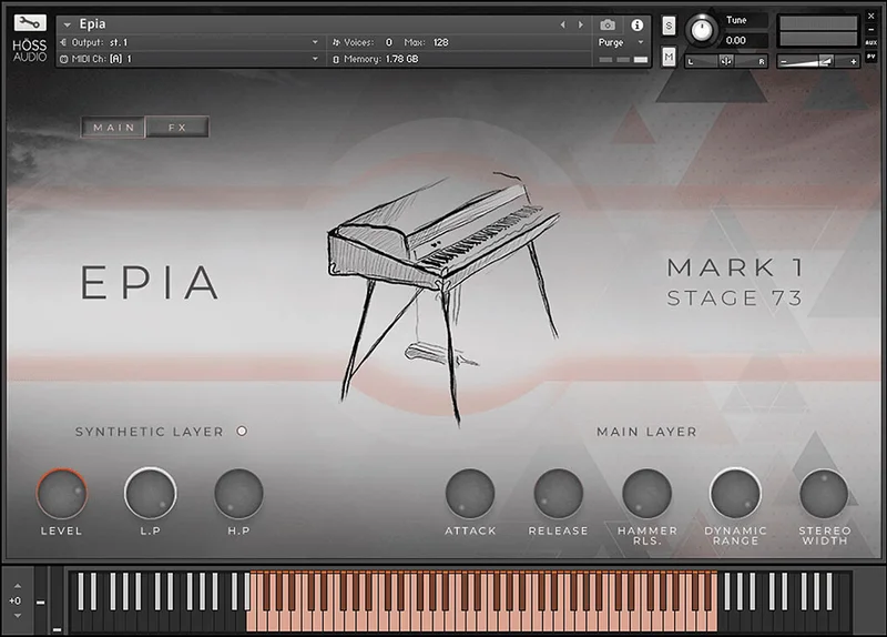 Loot Audio Epia interface