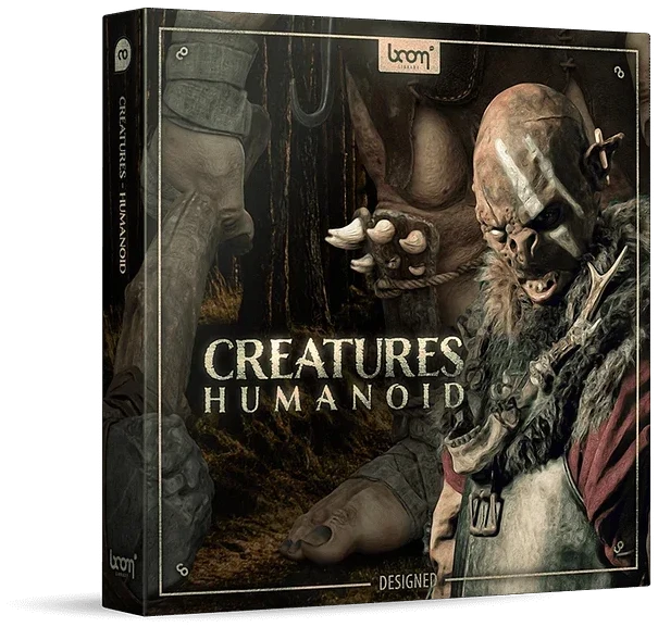 Boom Library Creatures Humanoid - Designed interface